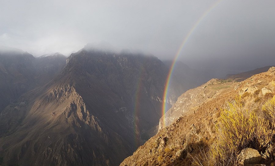 Colca Canyon Rainbow