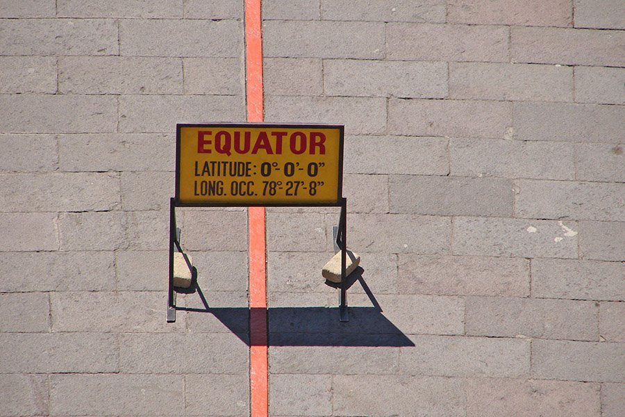 Ecuador Equator Line