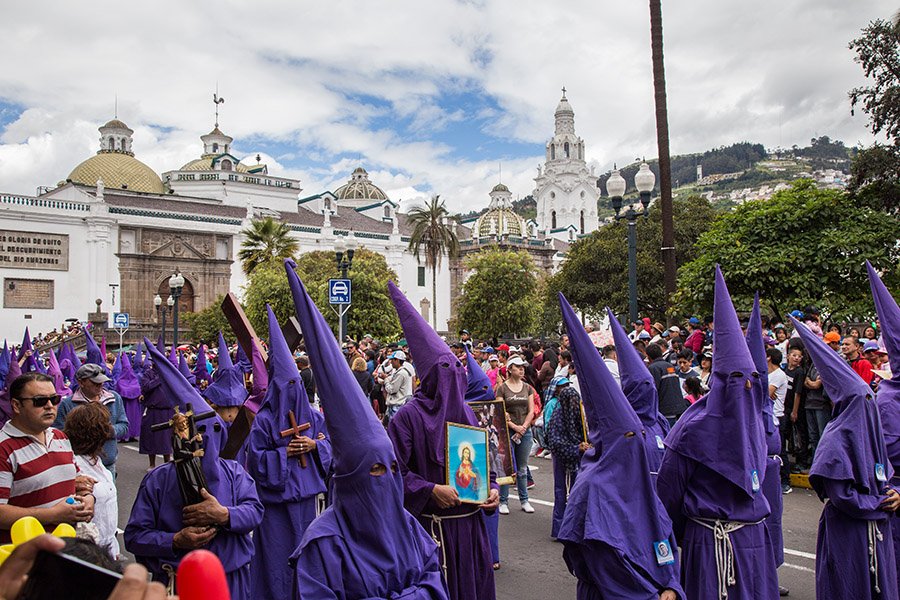 Holy Week in Quito, Ecuador