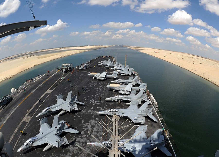 Suez Canal Aircraft Carrier