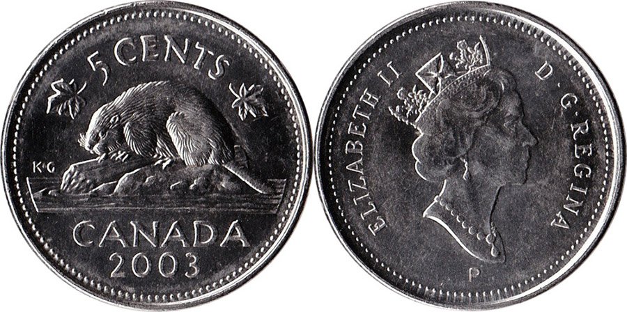 Canada beaver coin