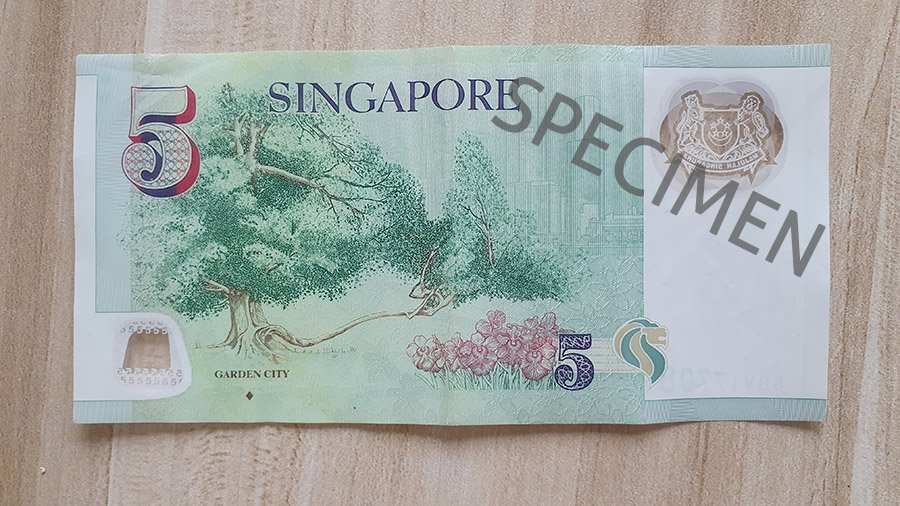 Singapore Tembusu 5 dollars